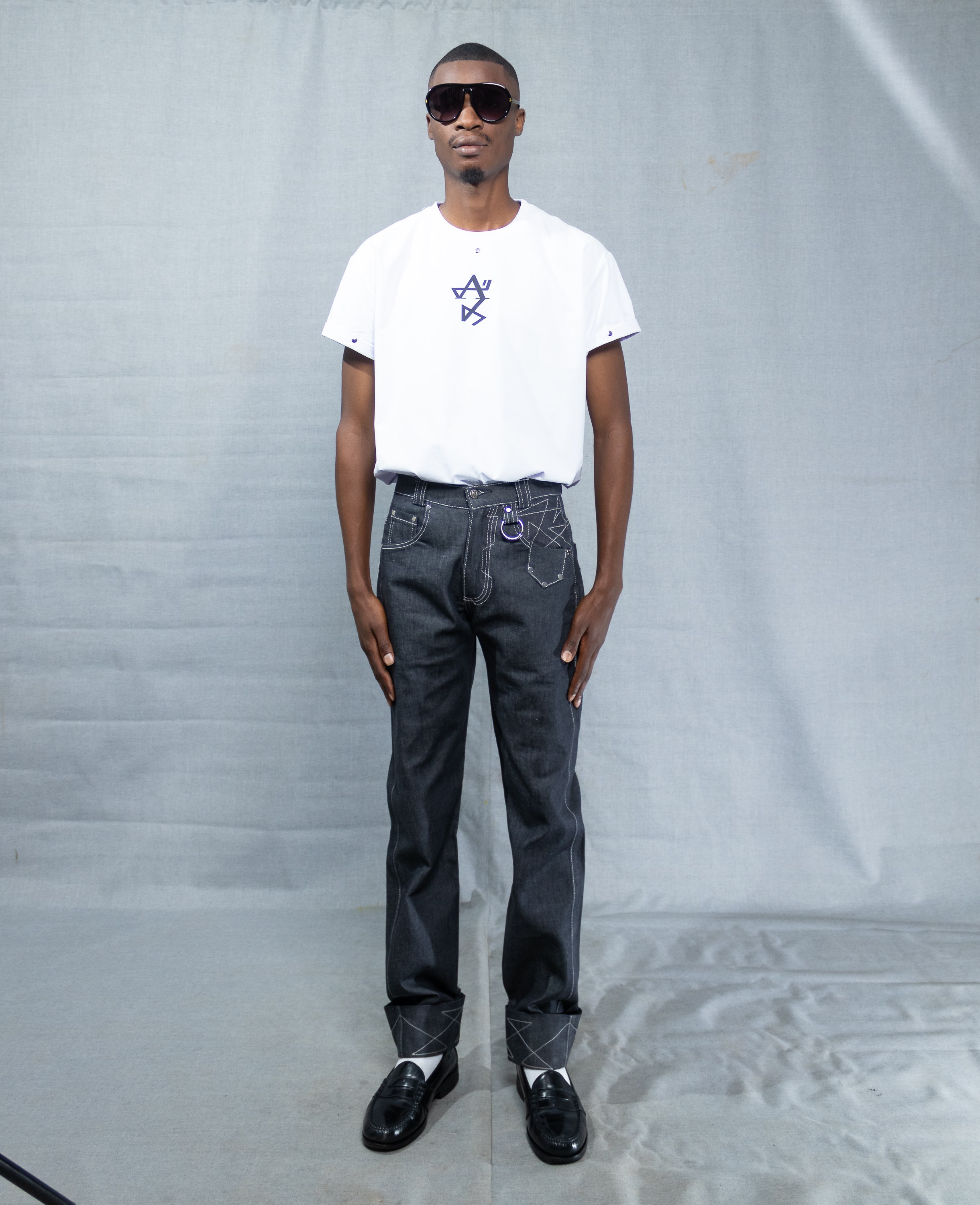 Signature Geometric Denim, alternate view